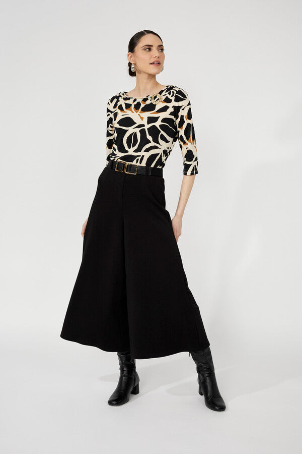 Frank Lyman High Waisred Belted Trousers 253206