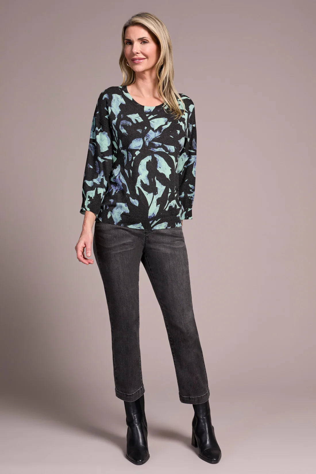 Tribal Soft 3/4 Sleeve Sweater