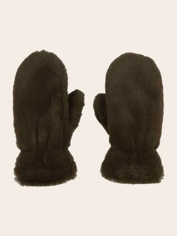 SOFT LOEVENICH GLOVES MADE FROM FAUX FUR