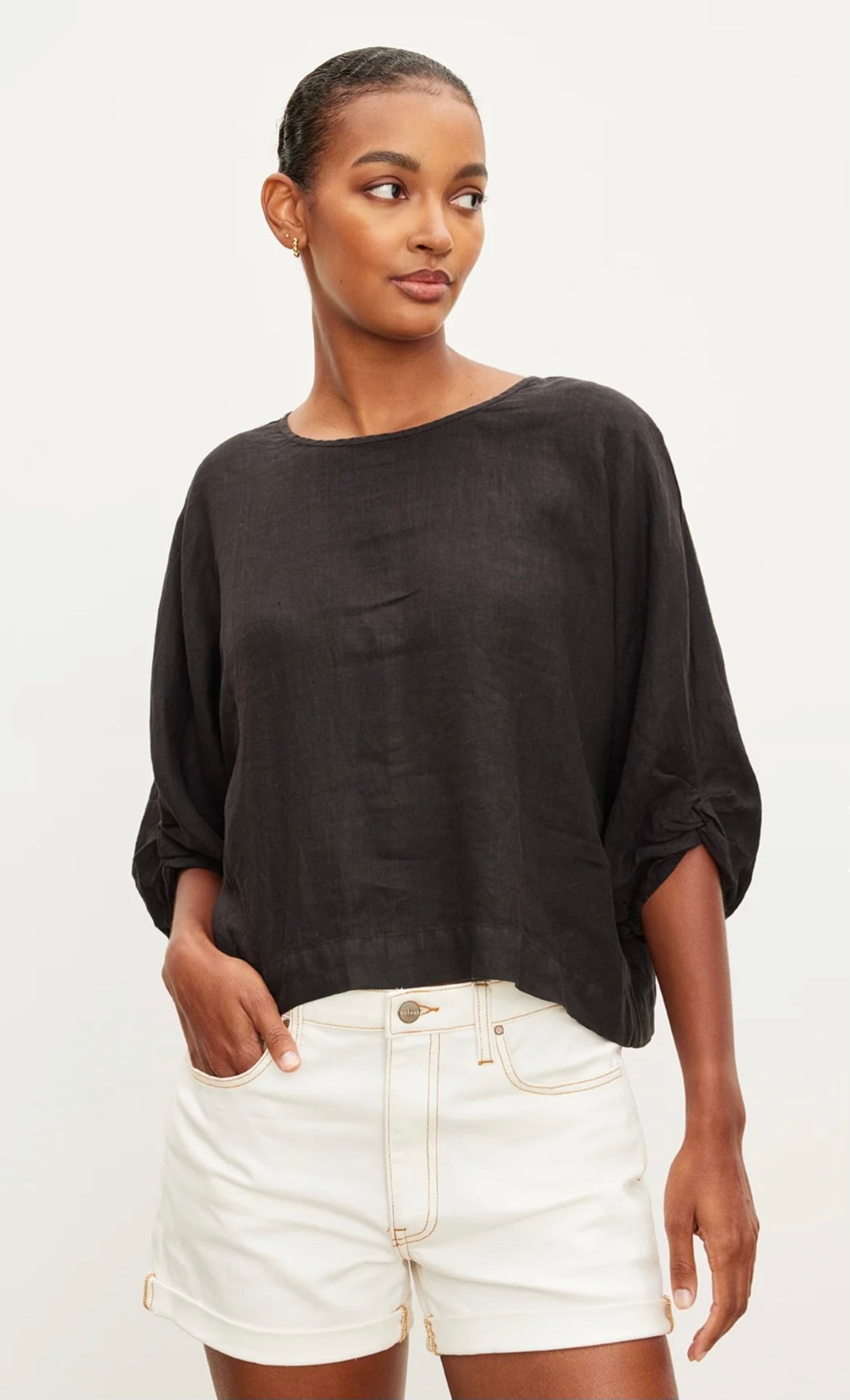 Velvet Cass Top Black