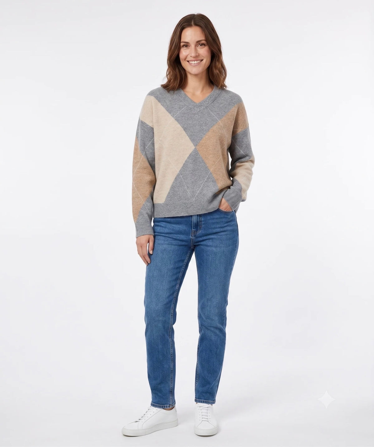 Esqualo Argile V-Neck Sweater