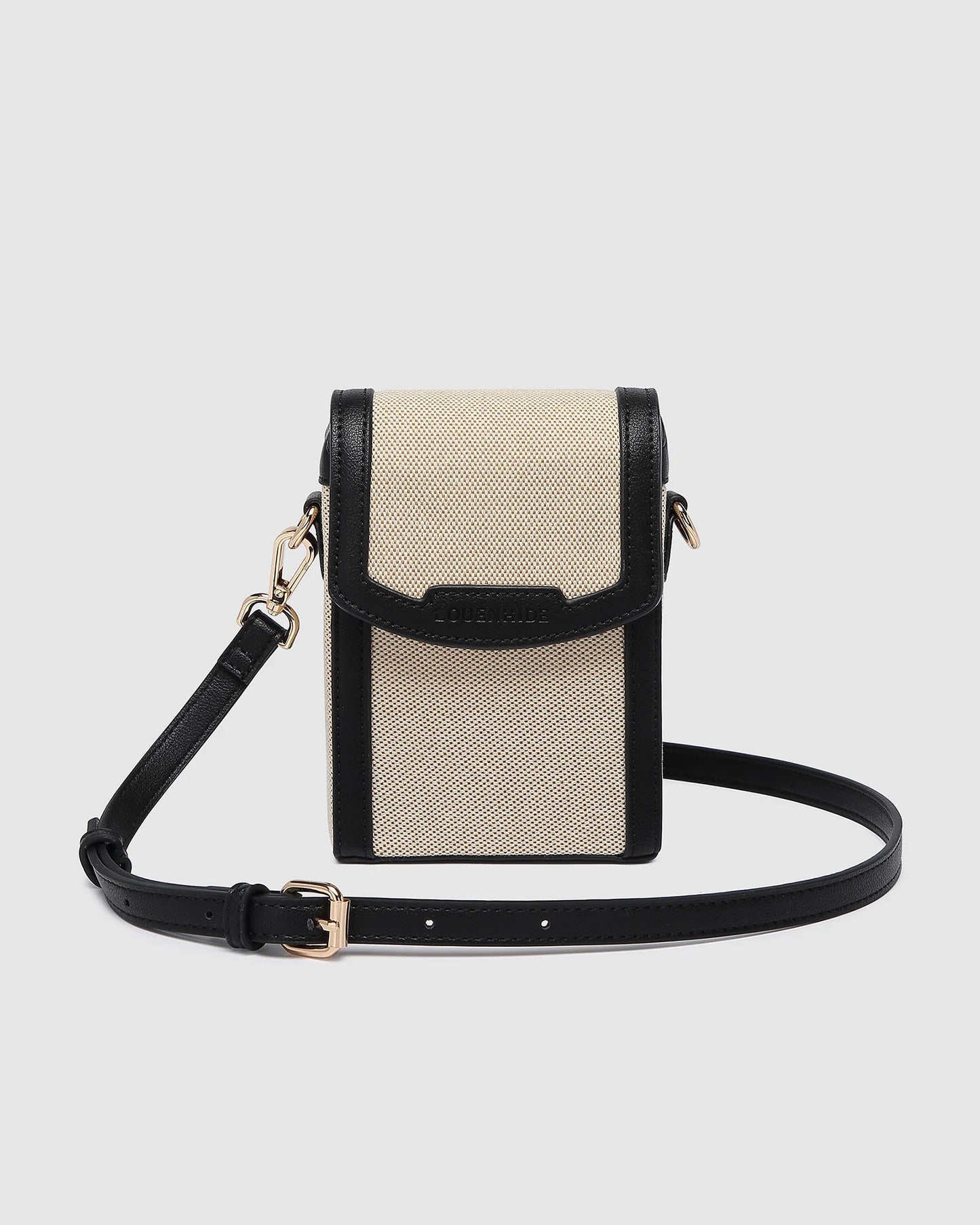 Louenhide Yoko Canvas Phone Bag Black