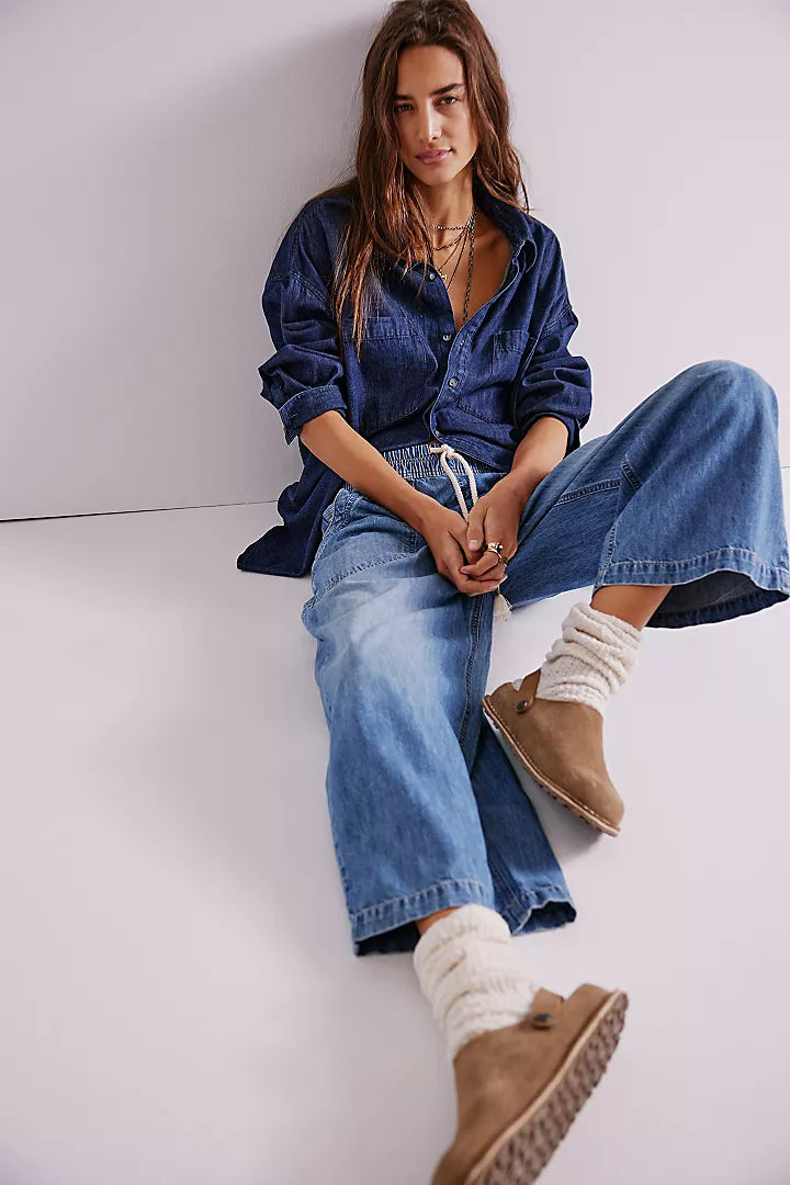 Free People Easy Peasy Pull On Jeans