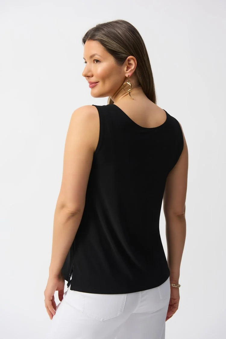 Joseph Ribkoff Silky Knit Scoop Neck Camisole Black 251970