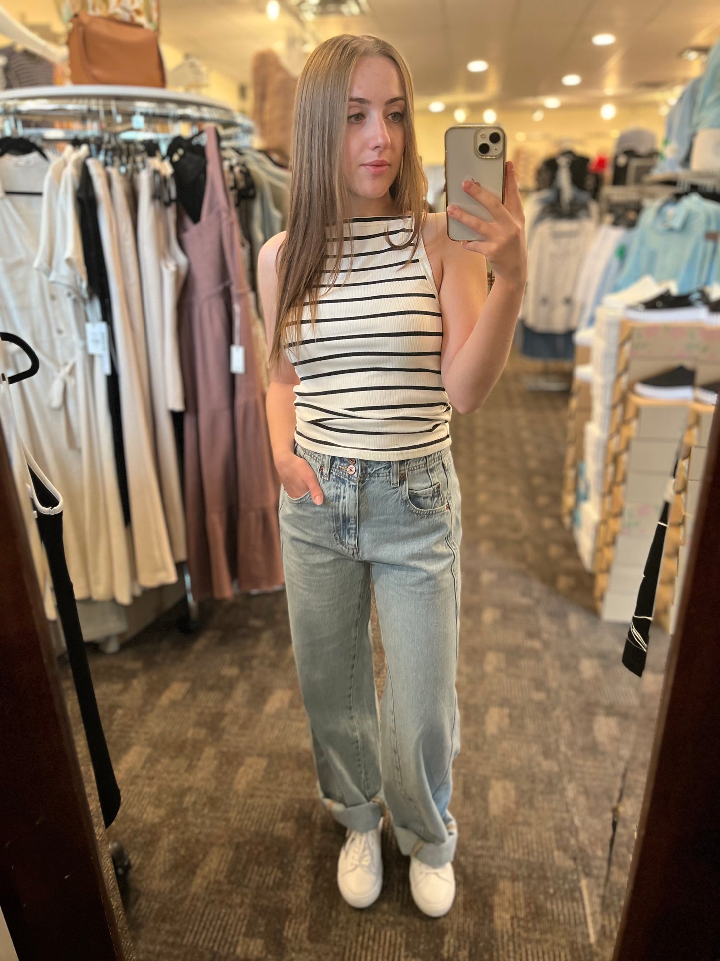 Free People Aster Straight Leg Jeans