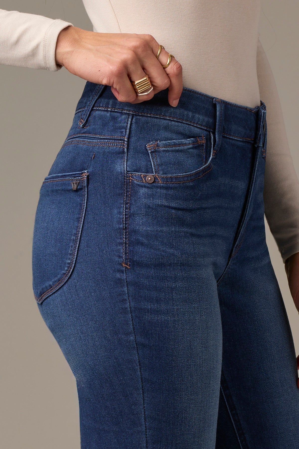 Wit & Wisdom Brittany Itty Bitty Boot Jeans Blue