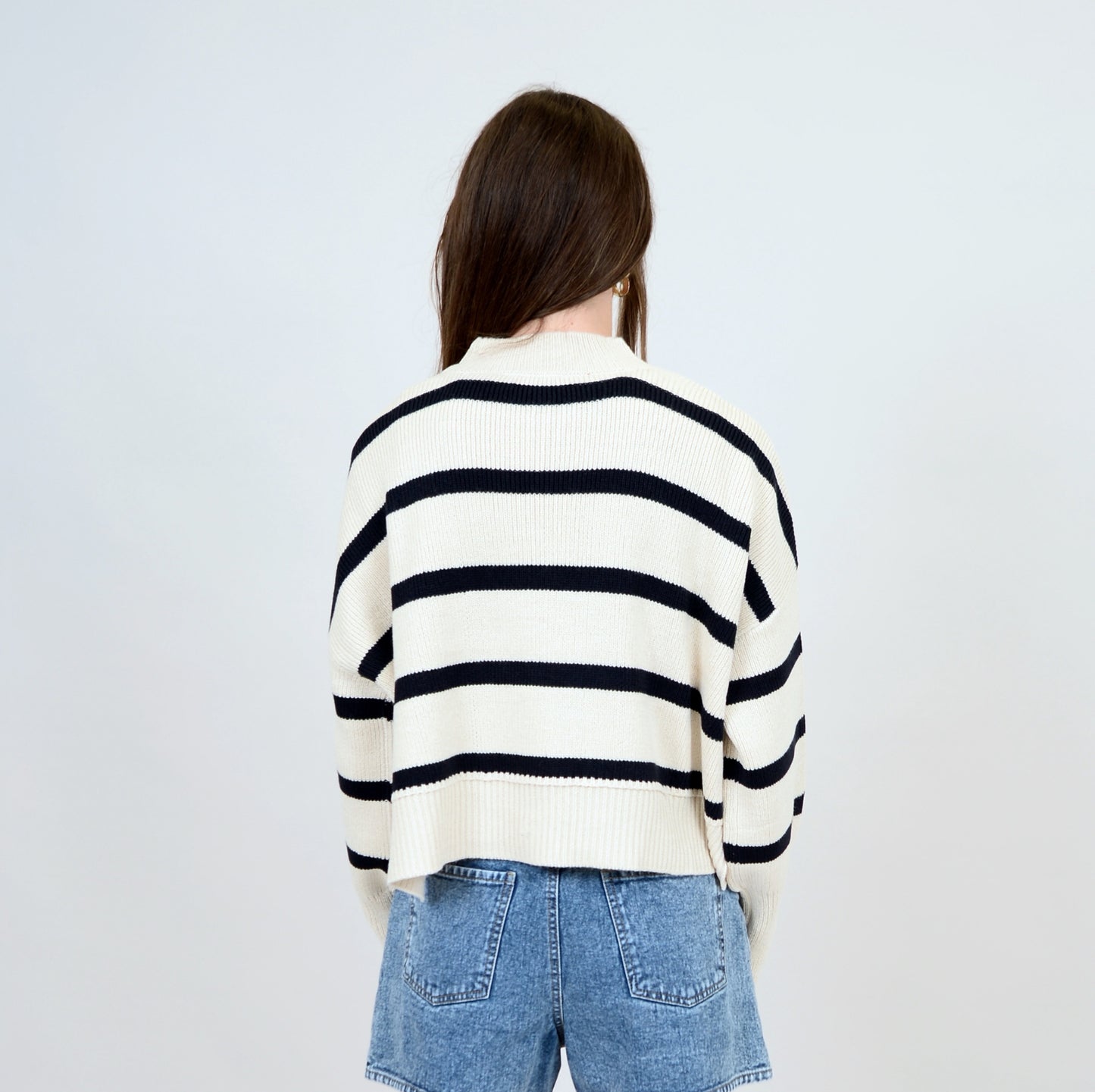 RD Style Sumire Sweater Black Stripe