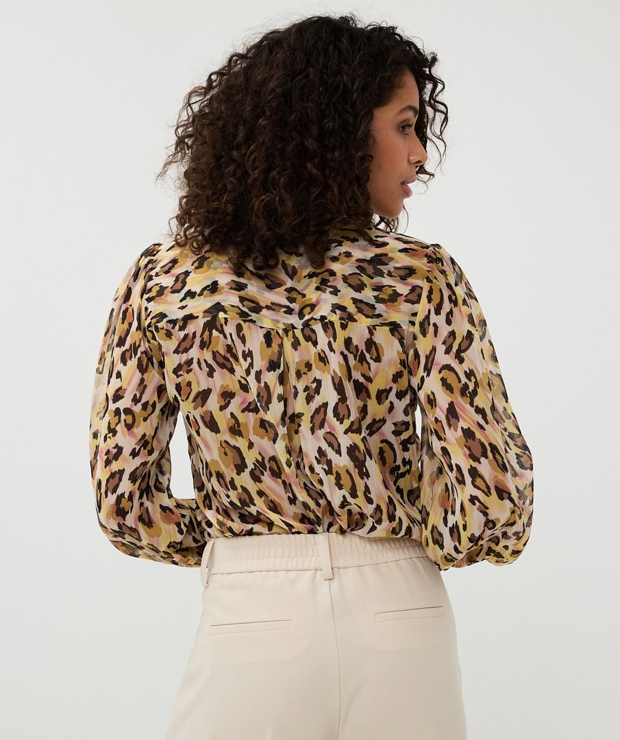 Esqualo Leopard Blouse