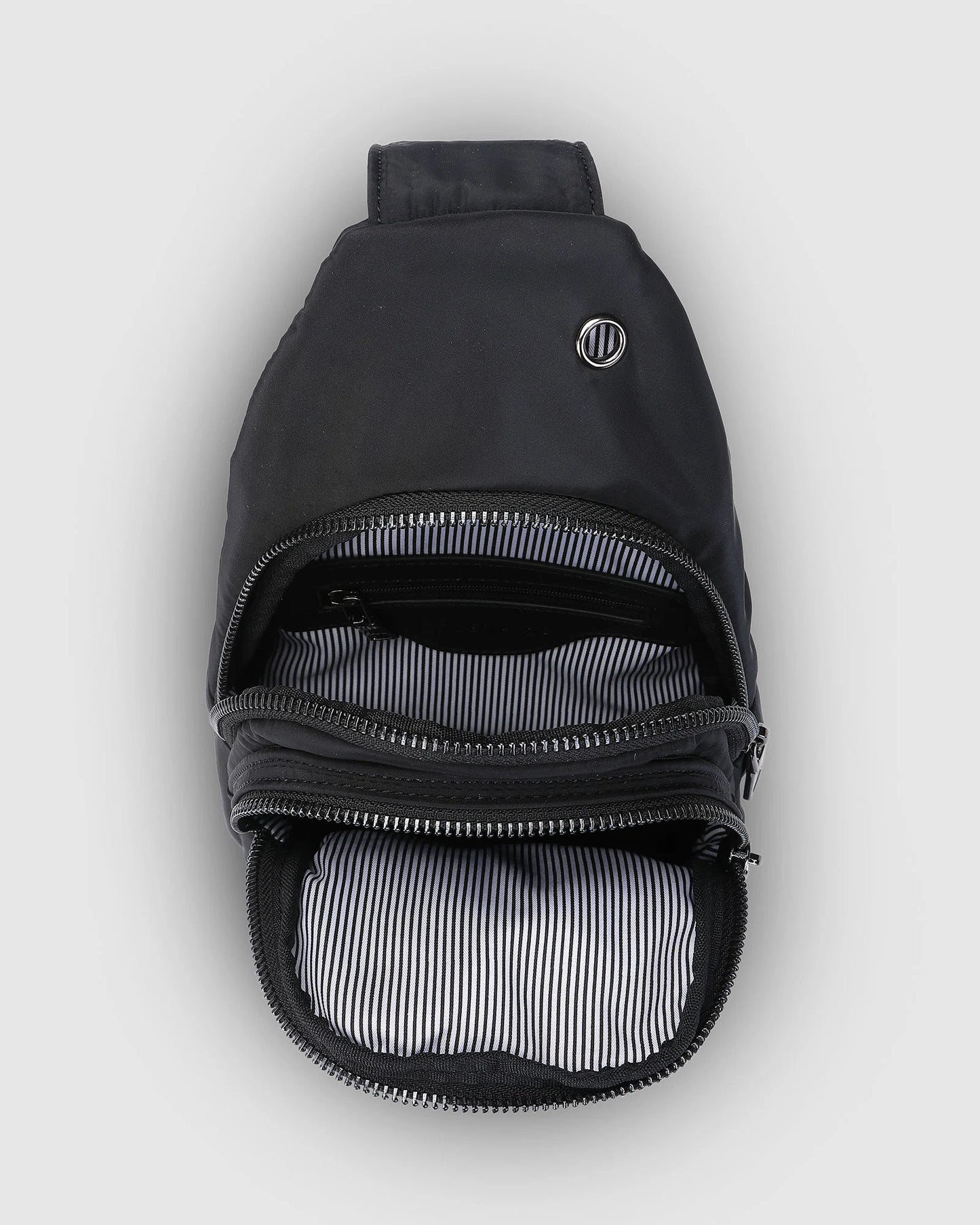 Louenhide Boyd Nylon Sling Bag Black