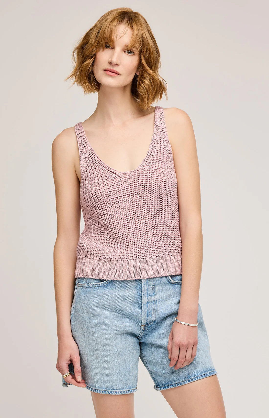 Gentle Fawn Lizzie Knit Tank Blush