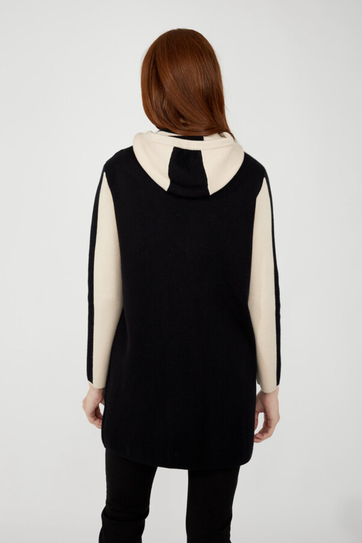 Frank Lyman Casual Hooded Zipper Top 254915