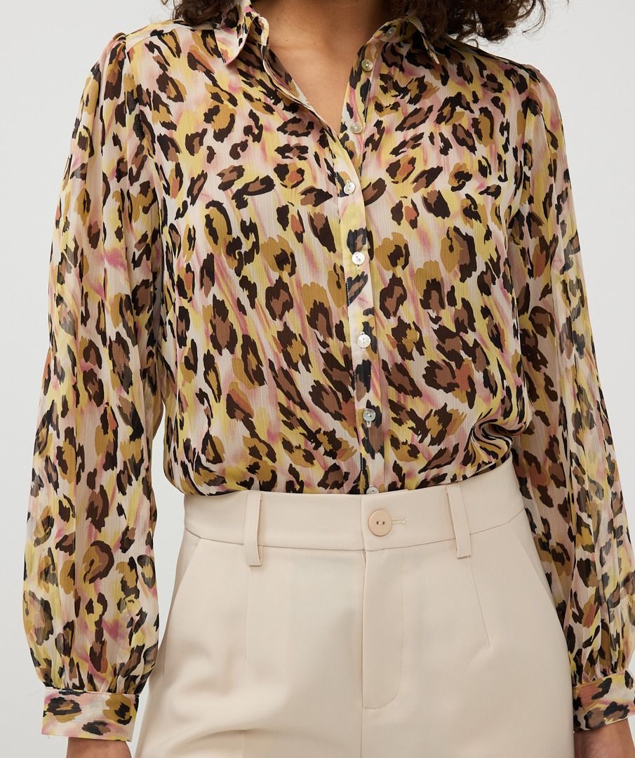 Esqualo Leopard Blouse