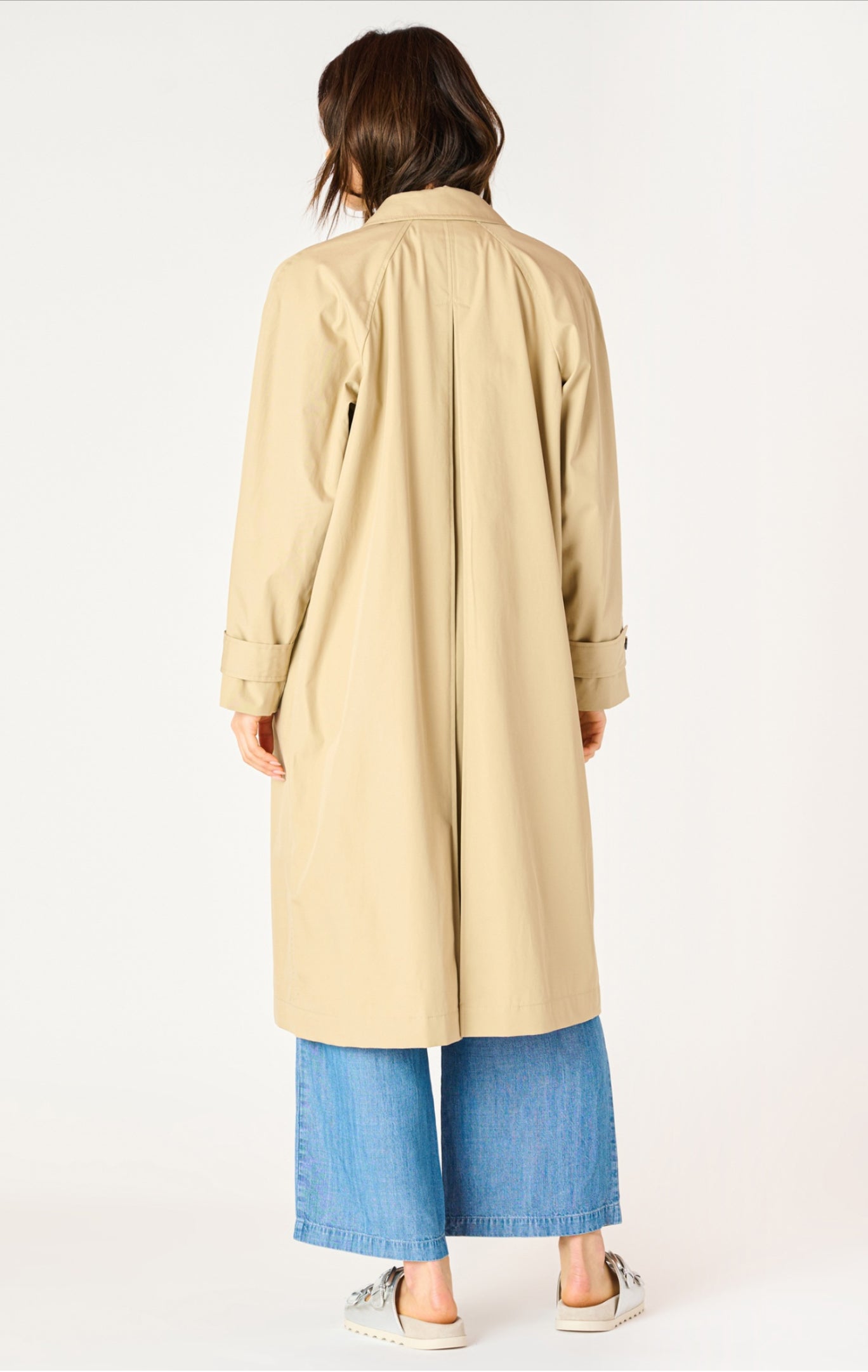 Dex Relaxed Trench Coat Tan
