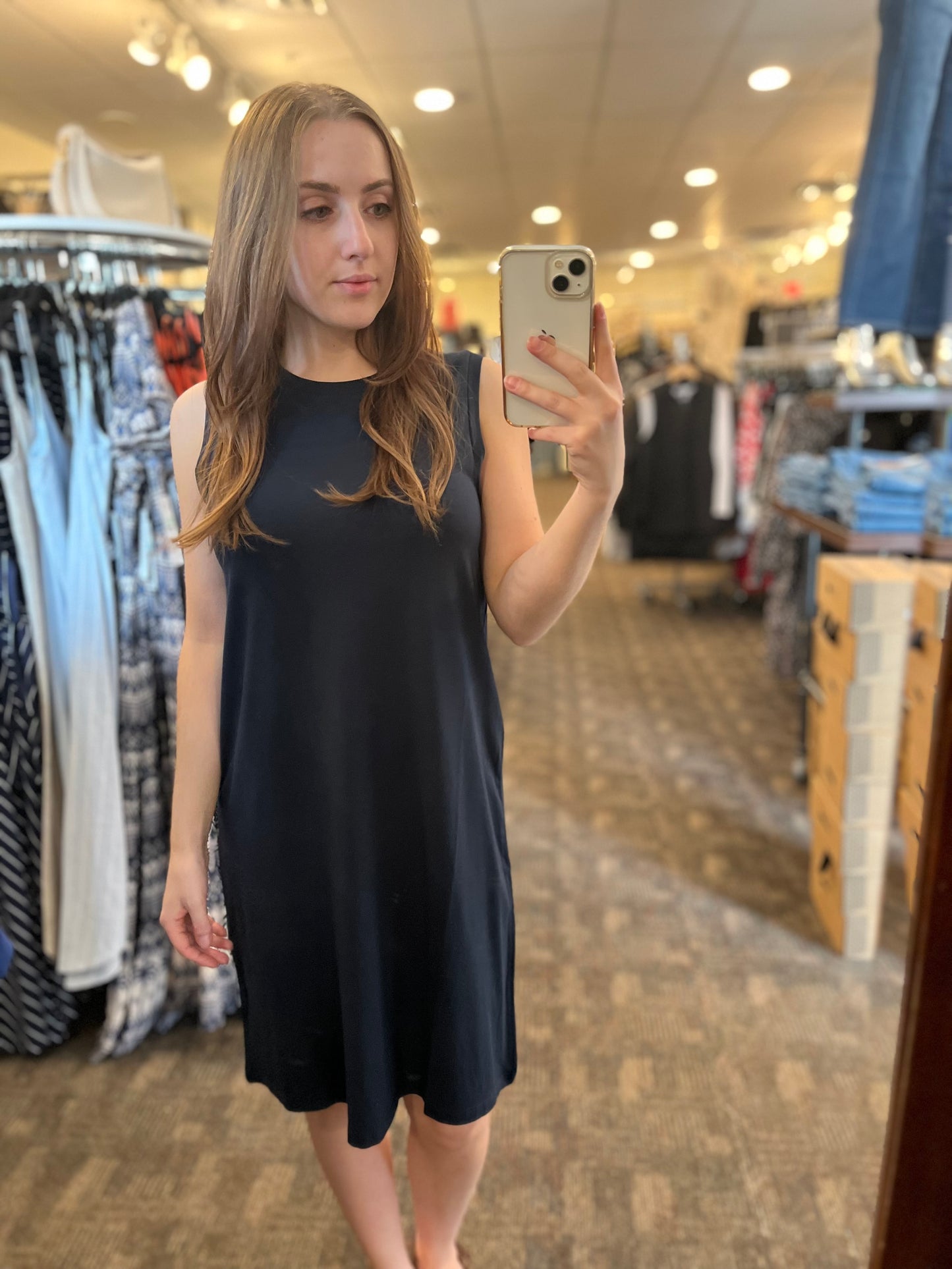 Shannon Passero Elara Tank Dress Navy