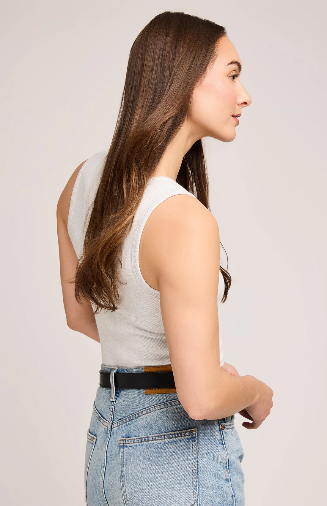 Gentle Fawn Jolie Ribbed Tank Heather Ash
