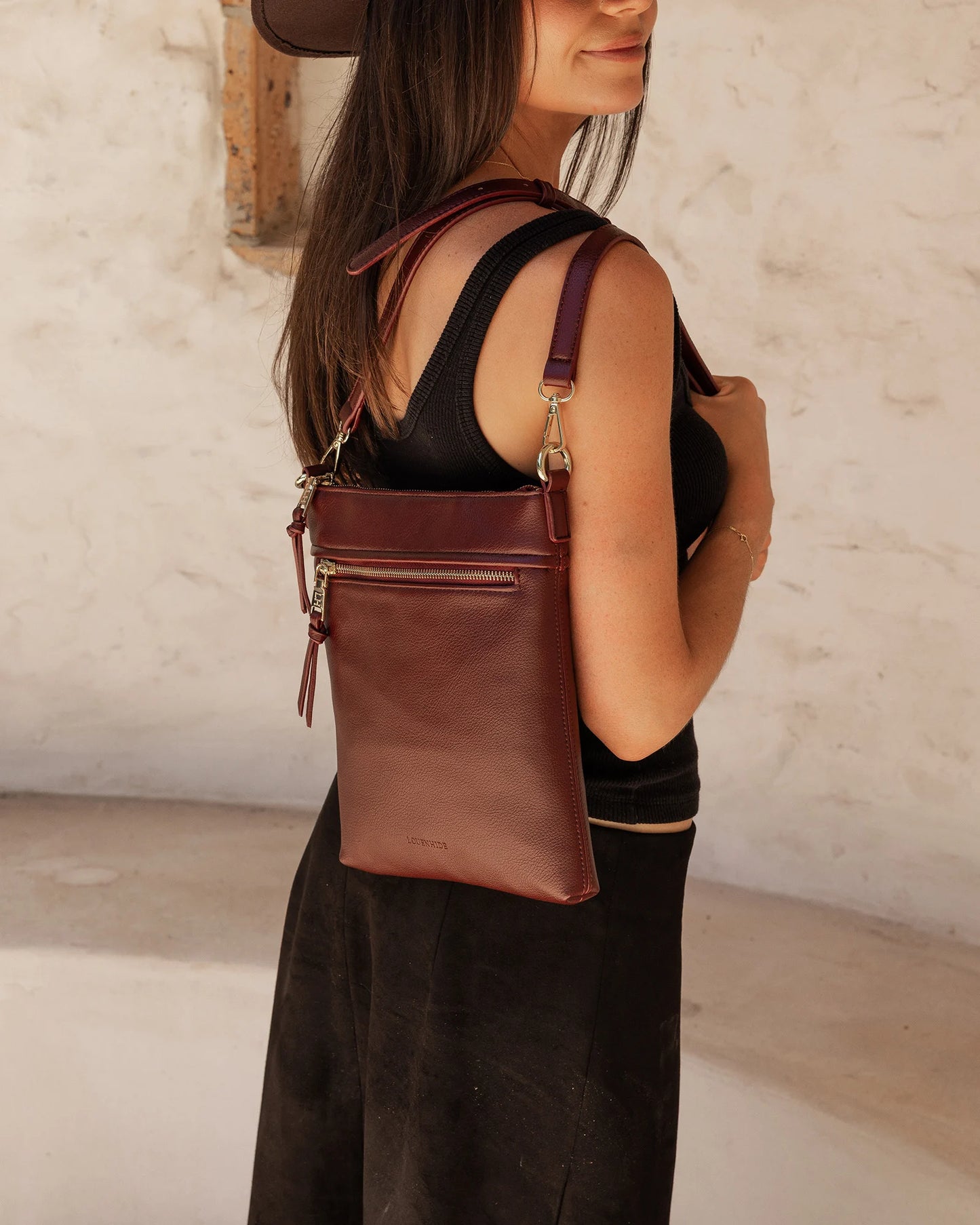 Cressida Crossbody Bag Burgundy