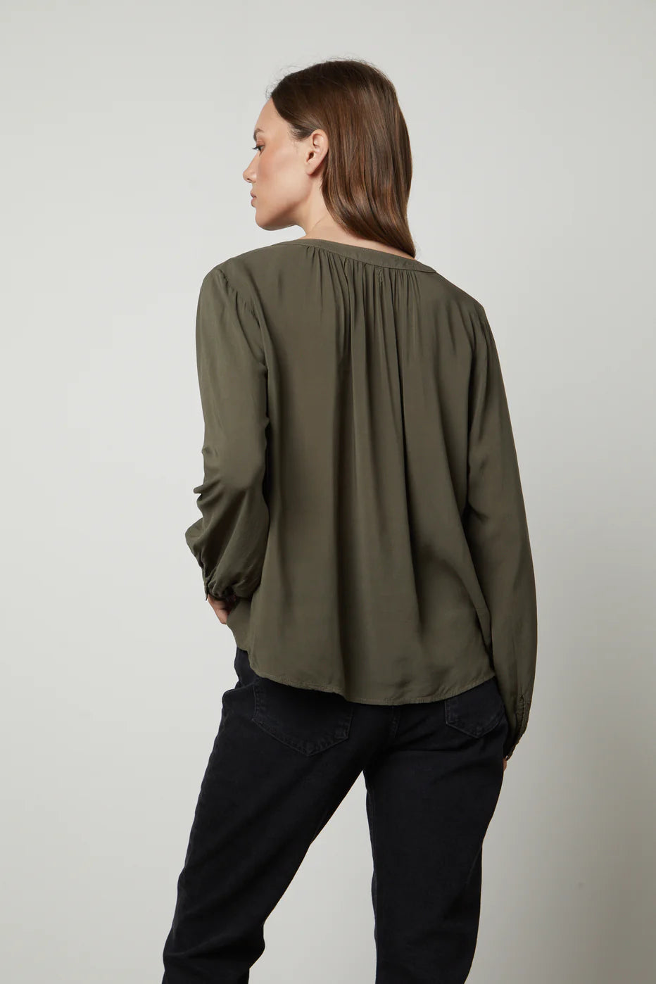 Posie Rayon Challis Long Sleeve