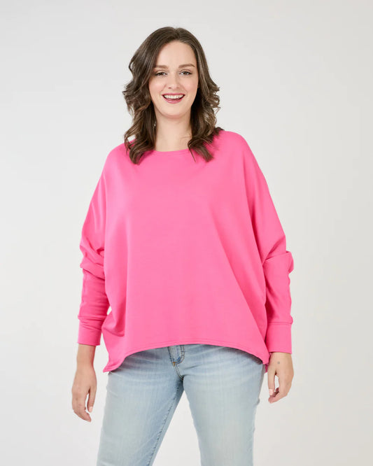 Shannon Passero Libby Boatneck Top Pink