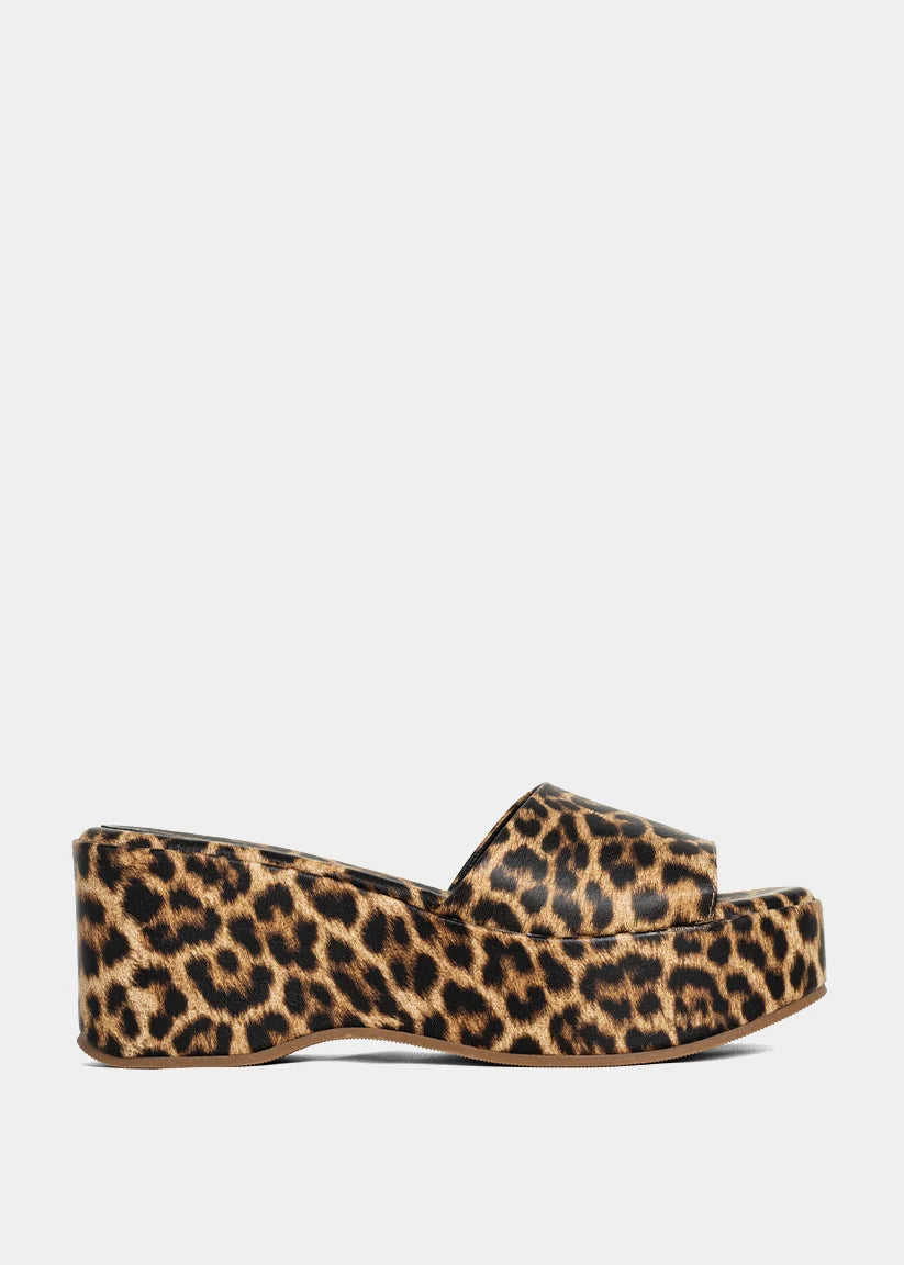 Shu Shop Ivy Platform Sandals Leopard