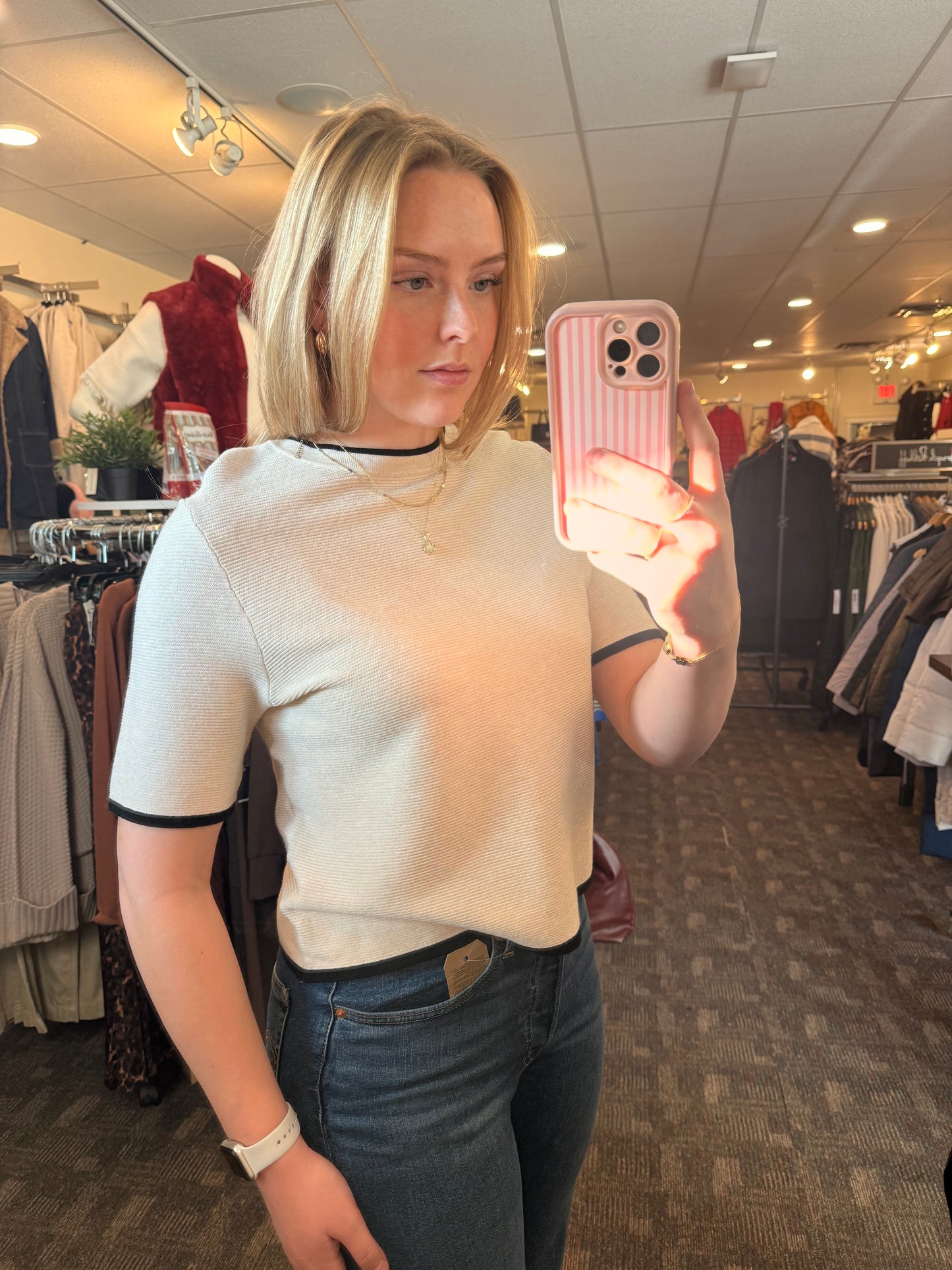 Soya Concept Dollie Pullover Top Cream