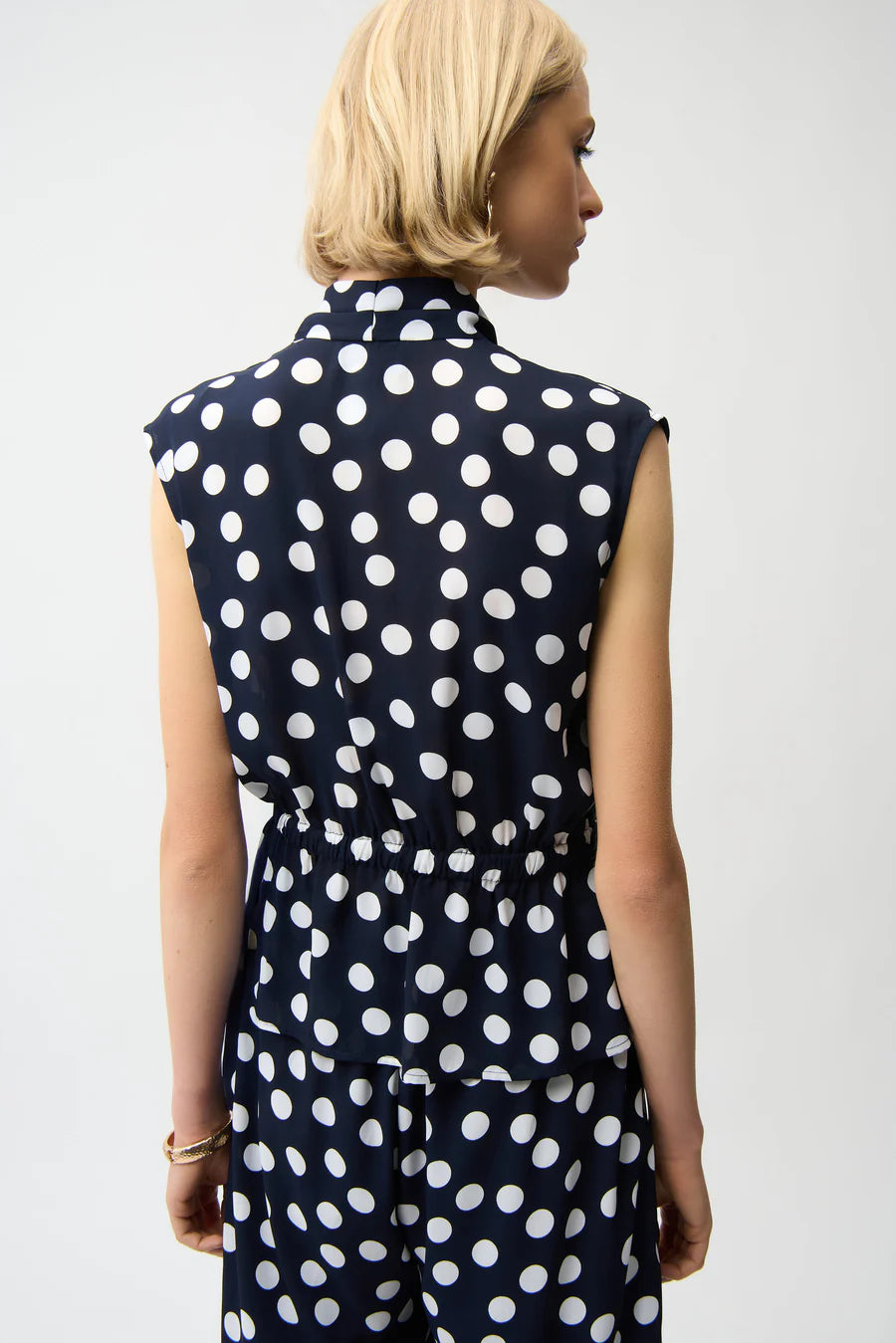 Joseph Ribkoff Polka Dot Sleeveless Top 261250