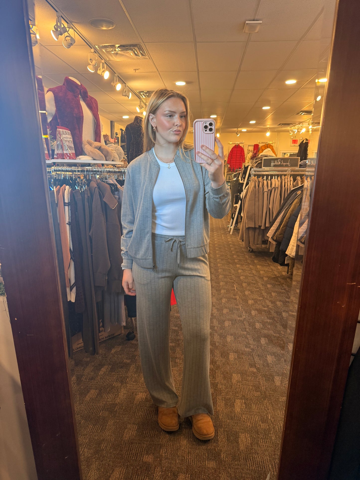 Soya Concept Vivi Striped Pants Grey