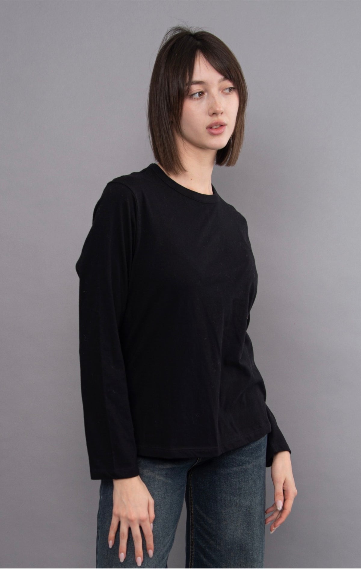 RD Style Relina Long Sleeve Top Black