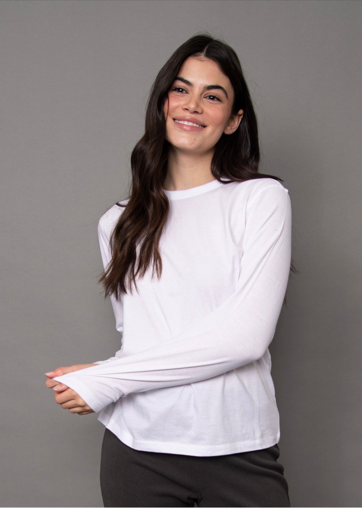 RD Style Relina Long Sleeve Top White
