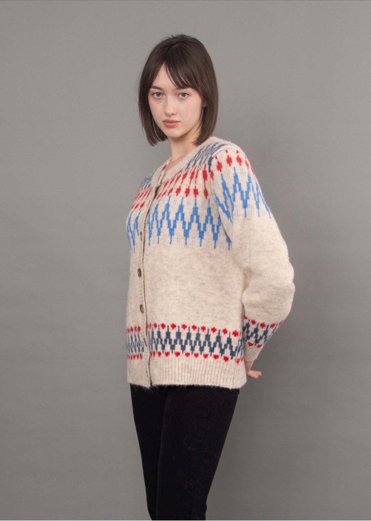 RD Style Risa Jacquard Cardigan