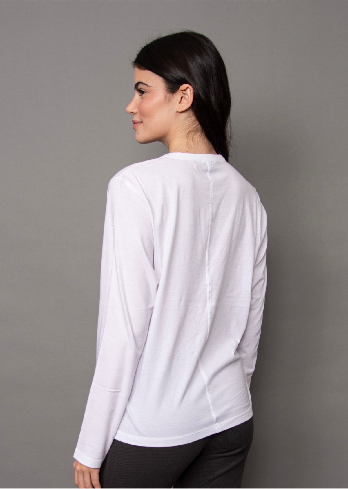RD Style Relina Long Sleeve Top White