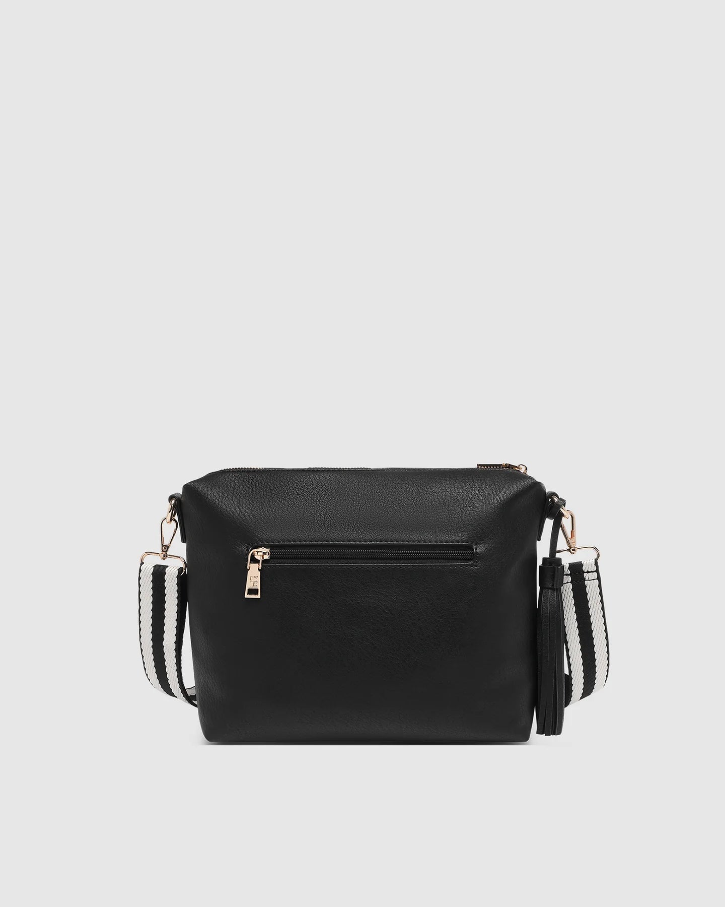 Louenhide Kasey Stripe Crossbody Bag Black