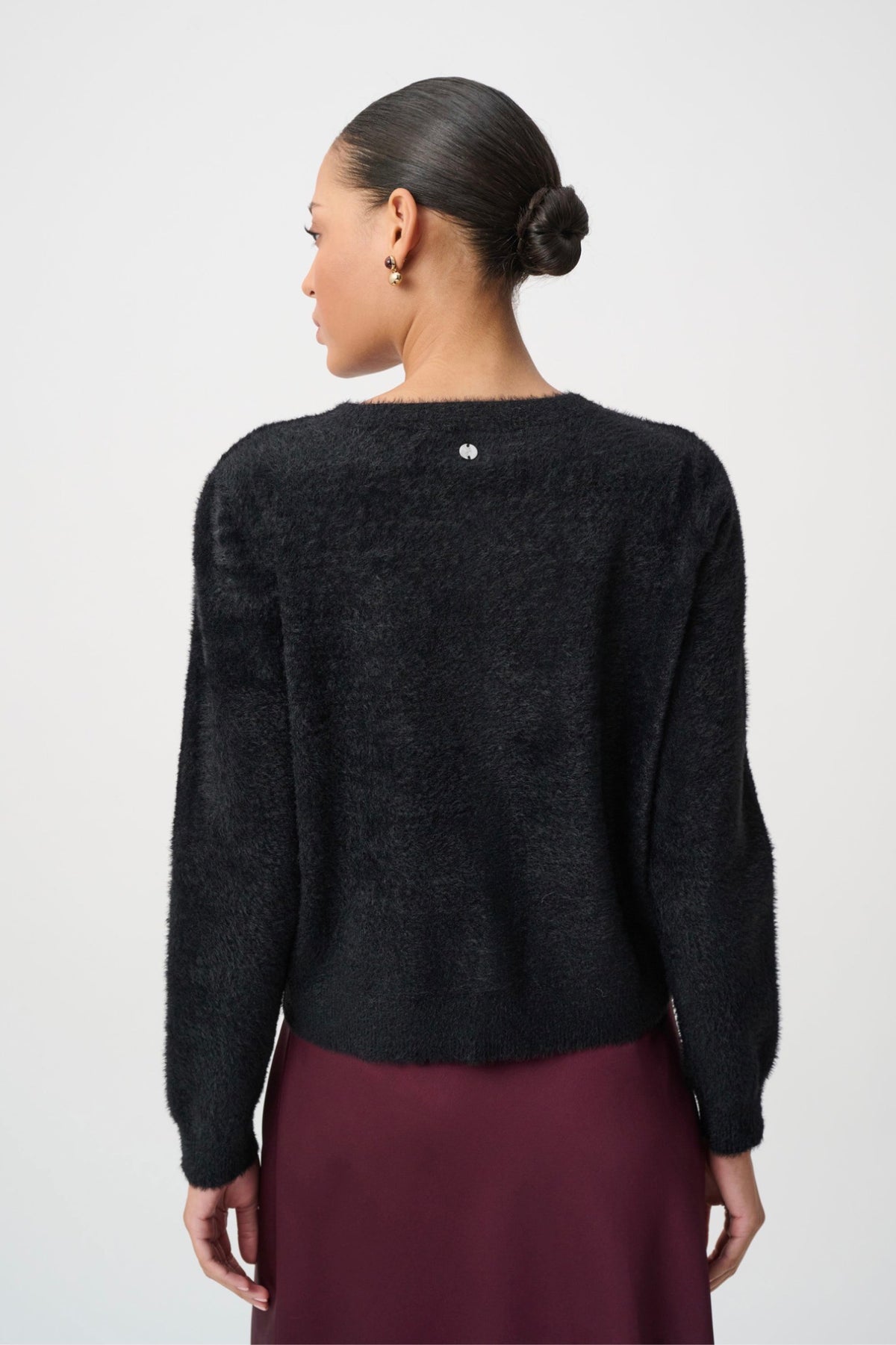 Joseph Ribkoff Bejeweled Crewneck Cardigan 264924