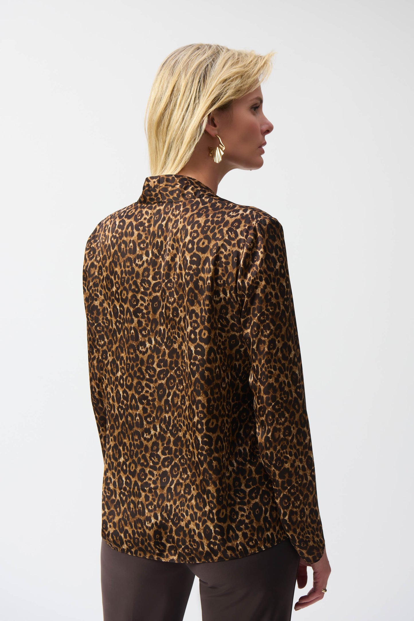 Satin Animal Print Top
244253