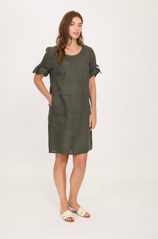 knee length dresses for ladies Shirt Dress Pistache Soft Fade / S/42 main image 0