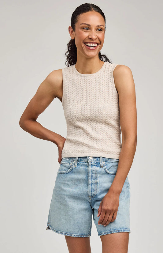 Gentle Fawn Skye Knit Tank Heather Oatmeal