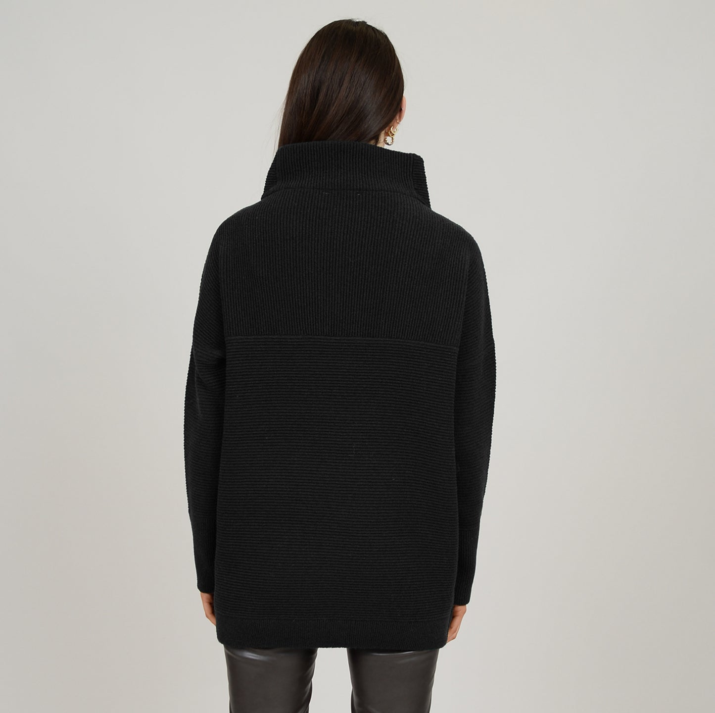 RD Style Nancy Mockneck Sweater Black