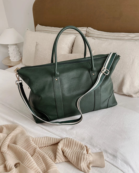 Alexis Stripe Weekender Travel Bag