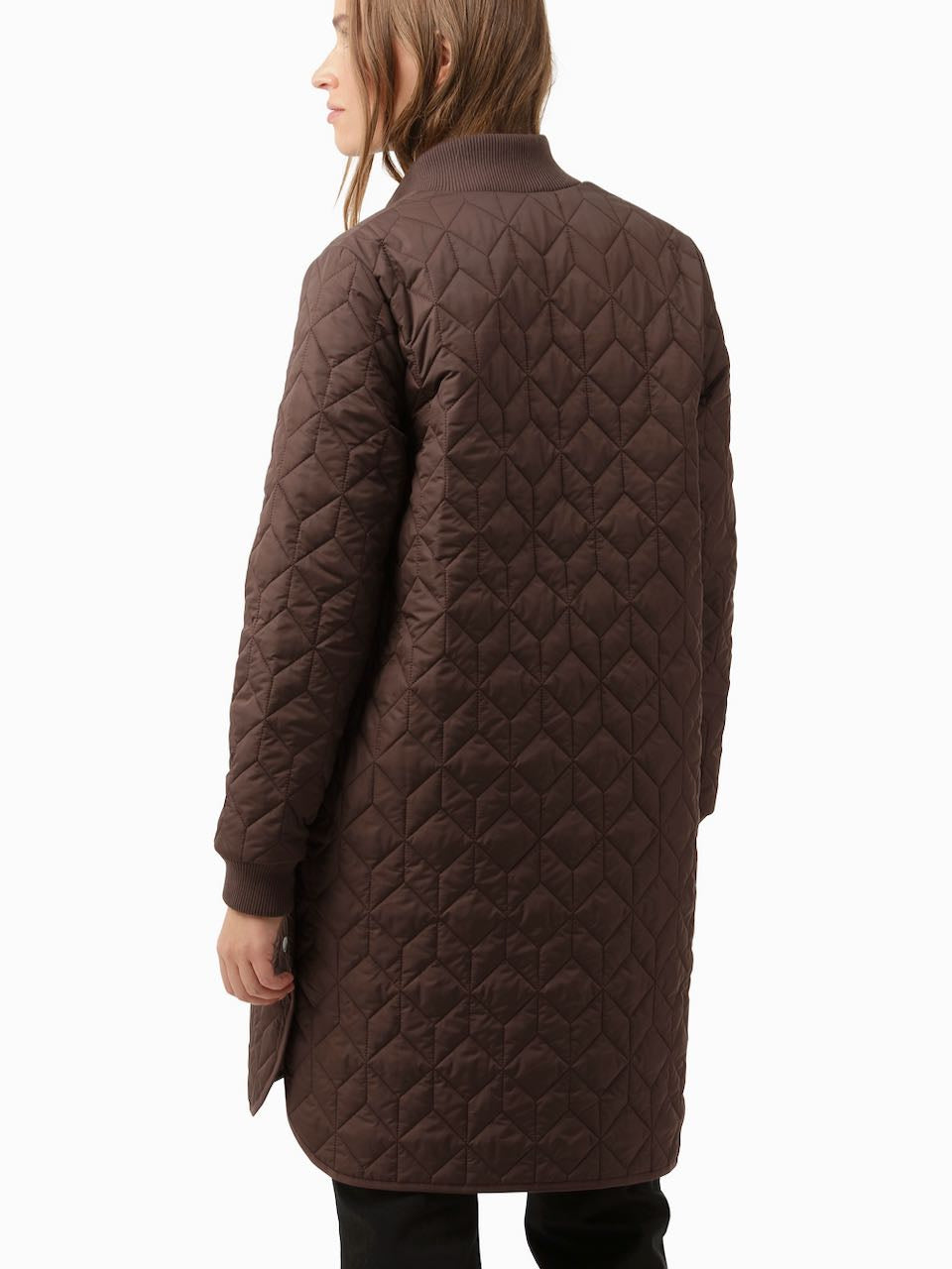 Ilse Jacobsen Padded Quilt Coat/ Jacket Ebony