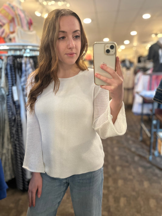 Parkhurst Sanibel Sweater White