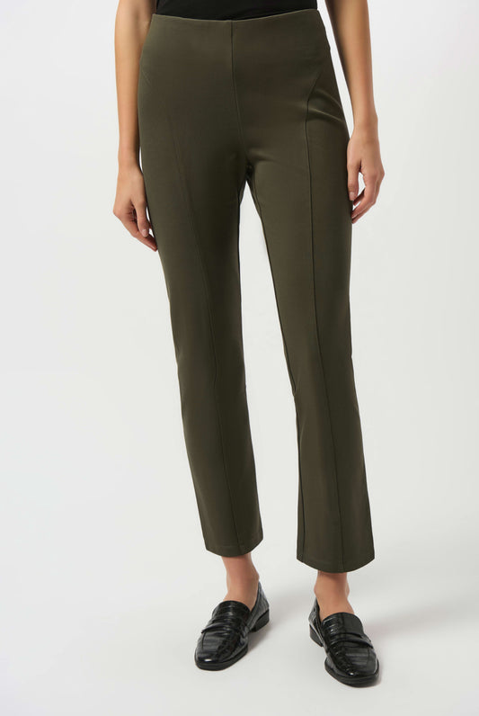 Joseph Ribkoff Heavy Knit Slim Fit Pull-On Pants Avocado 253920