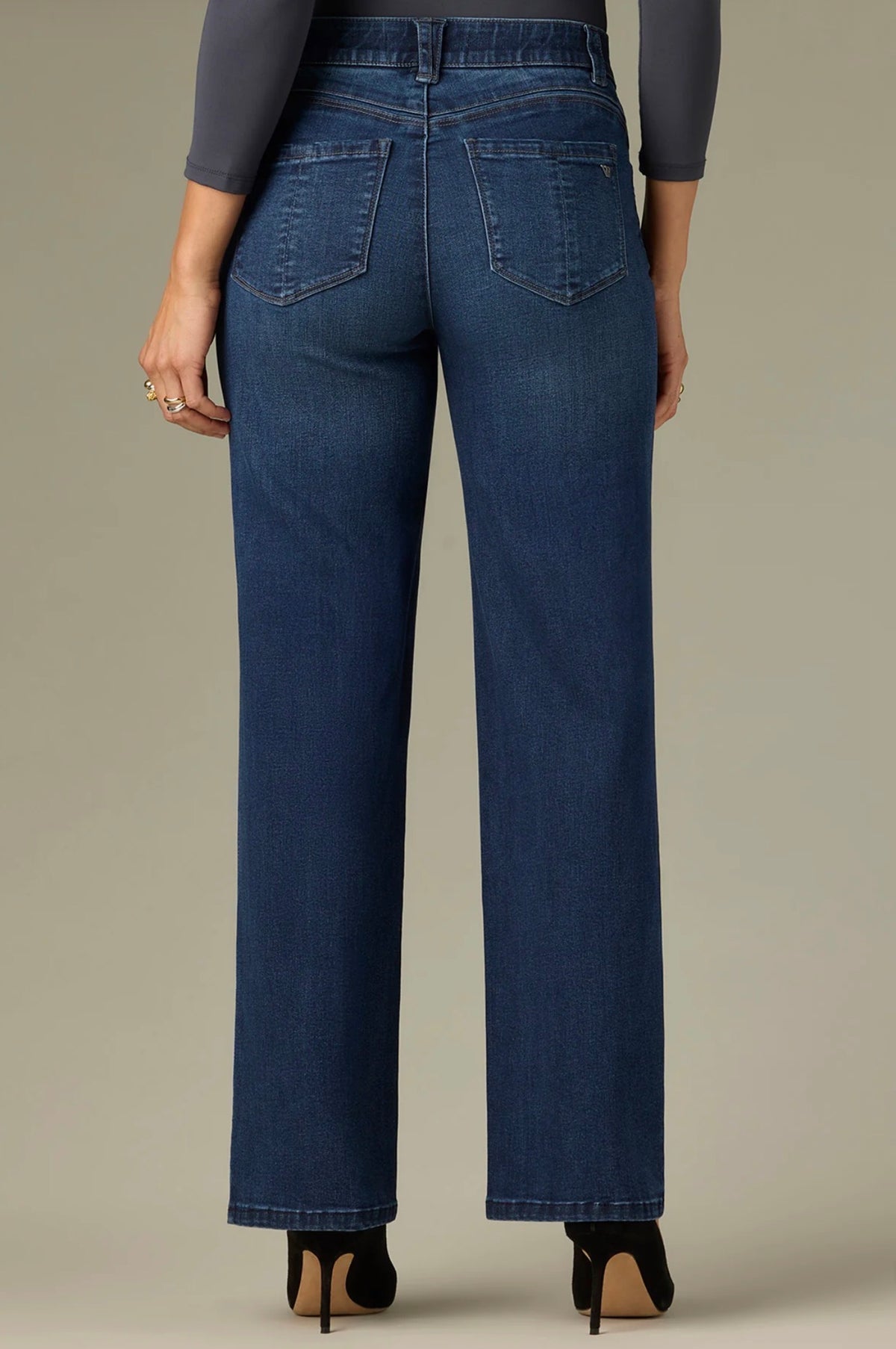 Wit & Wisdom Sawyer Mid Rise Straight Leg Jeans