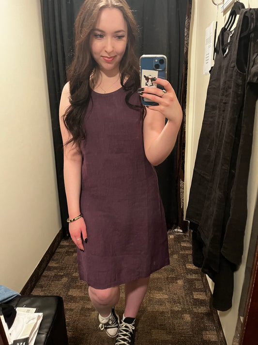 Pistache Purple Long Dress