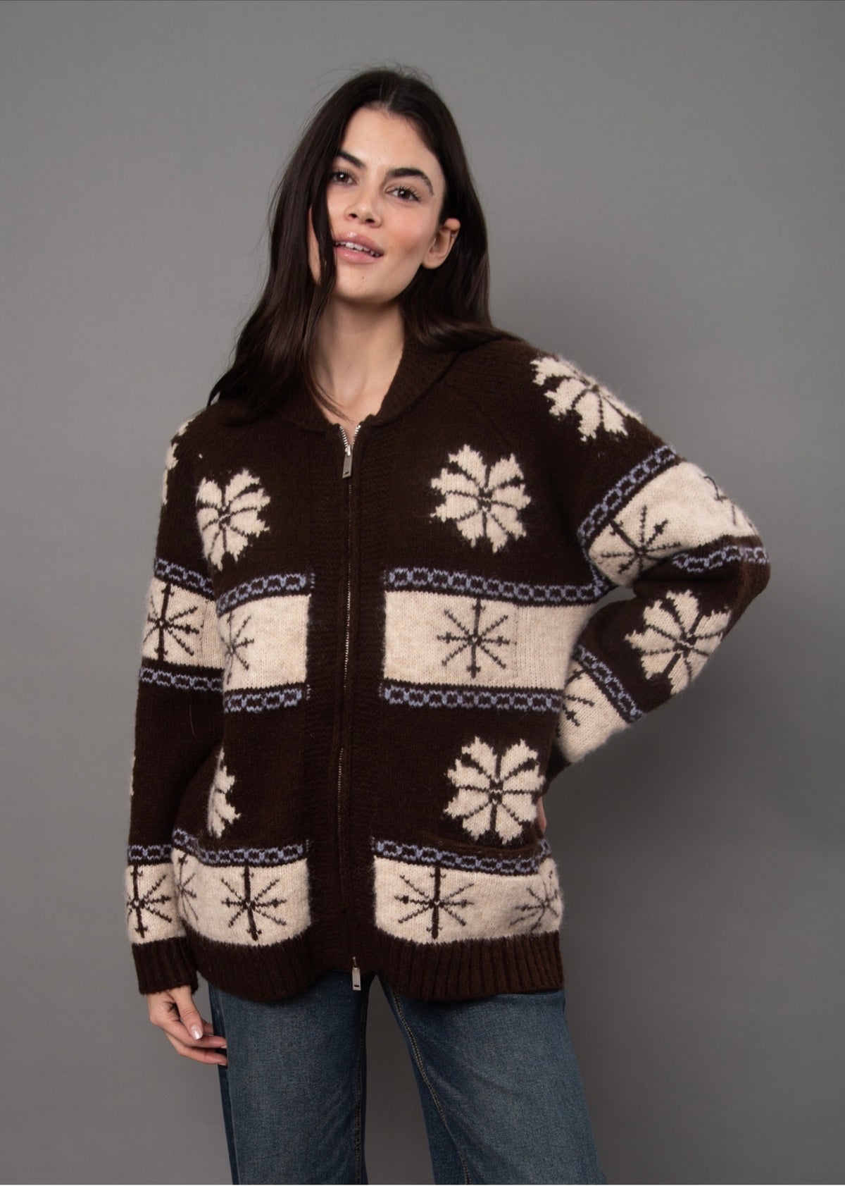 RD Style Saffron Shawl Neck Cardigan