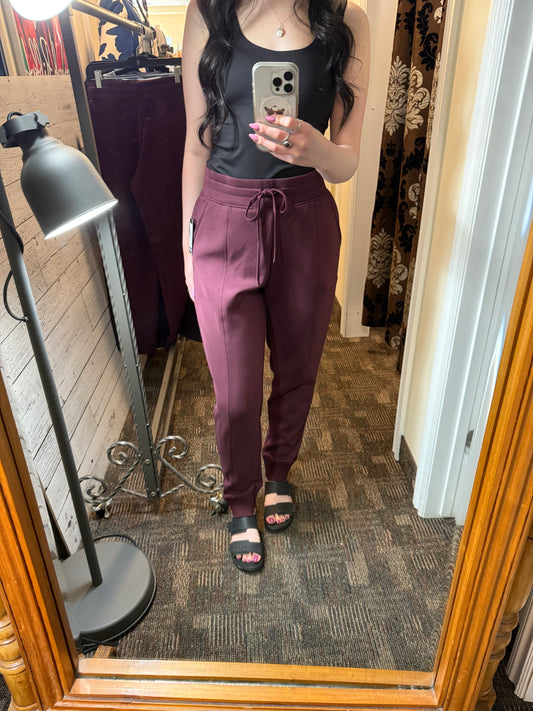 RD Style Joselle Soft Knit Joggers Prune