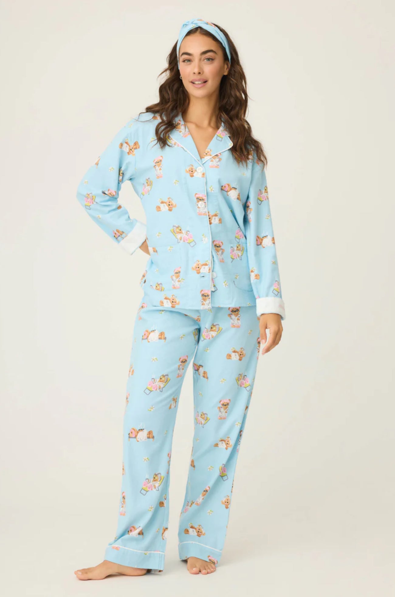 PJ Salvage Beary Cute Flannel Pj Set