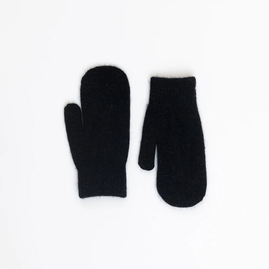 Lyla & Luxe Knit Mittens Black