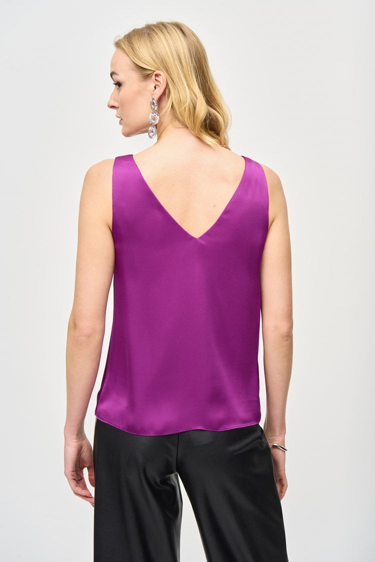 Joseph Ribkoff Satin Straight Sleeveless Top Empress 243110