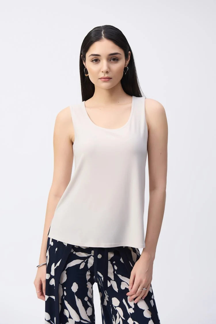 Joseph Ribkoff Silky Knit Scoop Neck Camisole Moonstone 251970