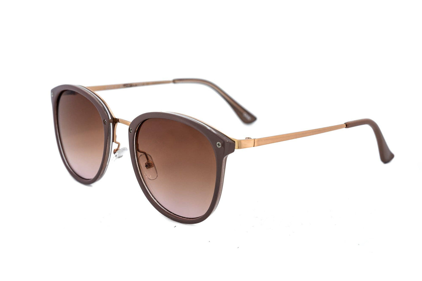 Bolero Soraya Round Brown Gradient Sunglasses Nude / Brown