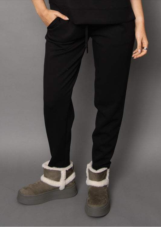 RD Style Julina Soft Knit Joggers Black